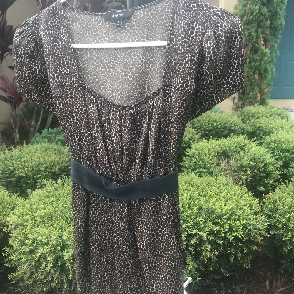 Express leopard print shirt Size S